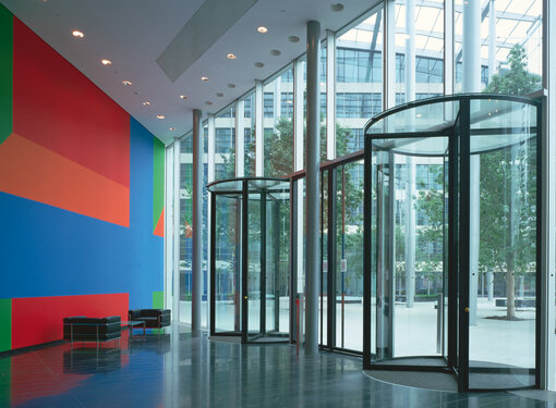 record Revolving Door Tower Place, London